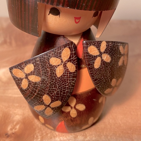 Vintage Kokeshi Wooden Doll Made in Japan - Picture 4 of 4